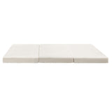 Bedra Folding Foam Mattress Sherpa Fleece Portable 3-fold Double