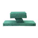 Oikiture 4Pcs Kids Play Couch Modular Lounge Cushion Green - Extra Image