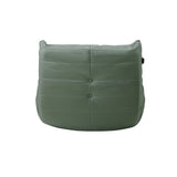 Oikiture Floor Sofa Lazy Couch Green Polyester