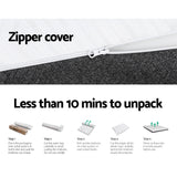 Giselle Bedding Memory Foam Mattress Bed Cool Gel Non Spring 15cm Queen - Close-Up Angle