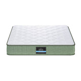 Giselle 25cm Memory Foam Mattress Dual Layer Zipper Cover Cool Charcoal Foam Mattresses Double - Side View