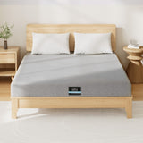Giselle Bedding Cool Gel Memory Foam Mattress Charcoal 7-Zone Washable Bamboo Cover 15cm King - Close-Up Angle