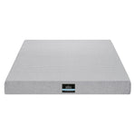 Giselle Bedding Cool Gel Memory Foam Mattress Charcoal 7-Zone Washable Bamboo Cover 15cm Queen