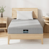 Giselle Bedding Cool Gel Memory Foam Mattress Charcoal 7-Zone Washable Bamboo Cover 15cm Single - Close-Up Angle