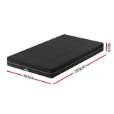 Giselle 18cm Memory Foam Mattress Green Tea Foam Cool Gel Foam Mattresses King Single - Front View