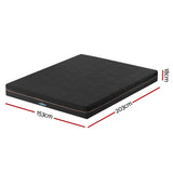 Giselle 18cm Memory Foam Mattress Green Tea Foam Cool Gel Foam Mattresses Queen - Front View