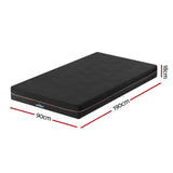 Giselle 18cm Memory Foam Mattress Green Tea Foam Cool Gel Foam Mattresses Single - Front View