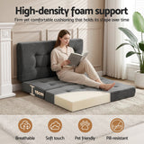 Giselle Double Folding Mattress 15cm Foldable Foam Portable Guest Sofa Bed Camping Mat - Rear View