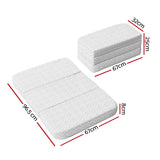 Giselle Bedding Foldable Mattress Folding Foam Cot Bed Cool Gel - Front View