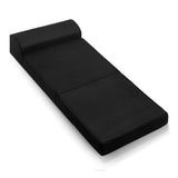 Giselle Bedding Foldable Mattress Folding Foam Bed Mat Black - Low Angle