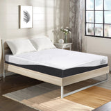 Giselle Bedding Memory Foam Mattress Bed Cool Gel Non Spring 21cm Queen - Low Angle