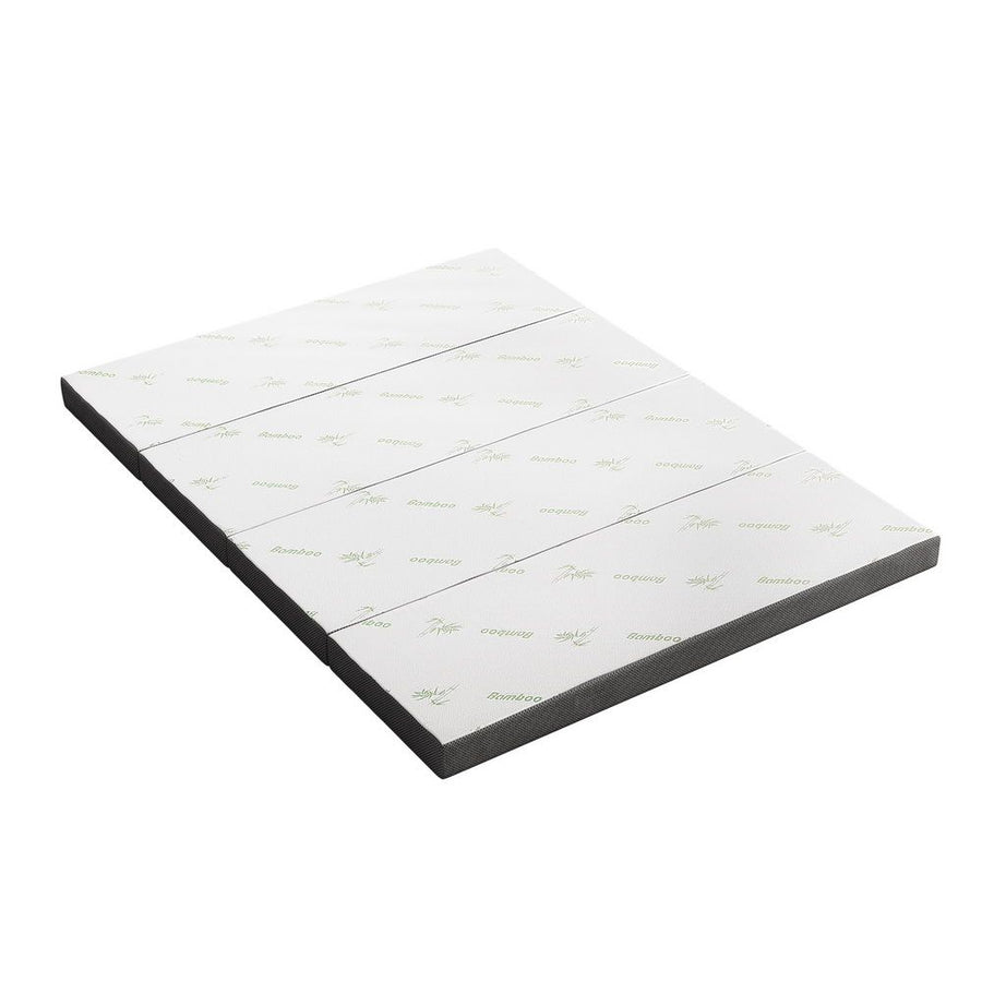 Giselle Bedding Foldable Mattress Folding Foam Queen Bamboo, Foldable