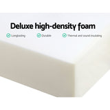Giselle Bedding Foldable Mattress Folding Foam Single Green - Side View