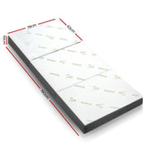 Giselle Bedding Foldable Mattress Folding Foam Single Bamboo - Side View