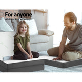 Giselle Bedding Foldable Mattress Folding Foam Single Bamboo - Rear View