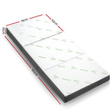 Giselle Bedding Foldable Mattress Folding Foam Single Bamboo - Front View
