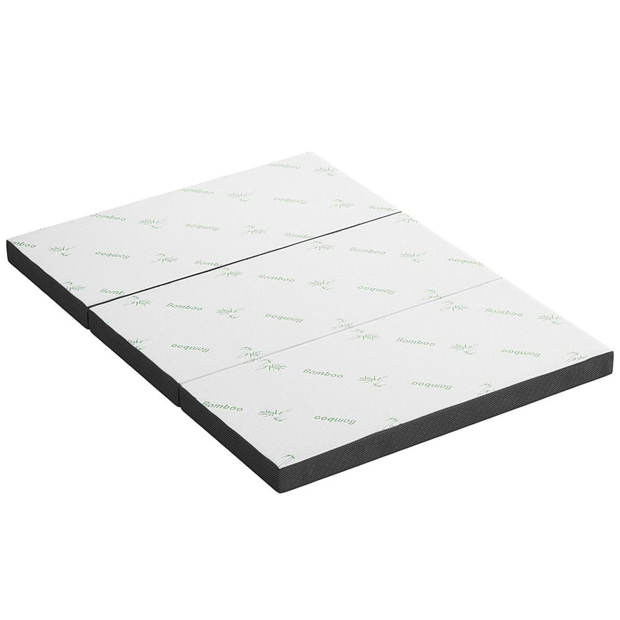 Giselle Bedding Foldable Mattress Folding Foam Double Bamboo, Foldable