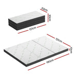 Giselle Bedding Foldable Mattress Folding Foam Double Bamboo, image 3