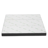 Giselle Bedding Foldable Mattress Folding Foam Double Bamboo - Top-Down View