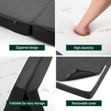 Giselle Bedding Foldable Mattress Folding Foam Double Bamboo - Rear View