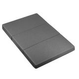 Giselle Bedding Foldable Mattress Folding Foam Double Grey - Front View