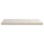 Giselle Bedding Foldable Mattress Fleece Portable 3-fold Folding Foam Mattresses