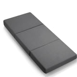 Giselle Bedding Foldable Mattress Folding Foam Bed Single Grey - Low Angle