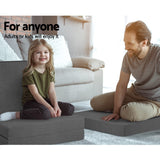 Giselle Bedding Foldable Mattress Folding Foam Bed Single Grey - 45-Degree Angle
