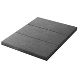 Giselle Bedding Foldable Mattress Folding Foam Queen Grey - Front View
