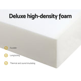 Giselle Bedding Foldable Mattress Folding Foam Queen Grey - 45-Degree Angle