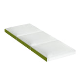 Giselle Bedding Foldable Mattress Folding Foam Trifold Green - Close-Up Angle