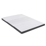 Giselle Bedding Foldable Mattress Folding Sofa Bed Tri-Fold Memory Foam Tencel Queen - Front View