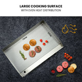 Thermomate Commercial Electric Griddle, 4400W 73x37cm Flat Cooking Surface