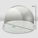 EUROCHEF Commercial Fairy Floss Cotton Candy Maker Machine Bubble Cover 52cm - Rear View