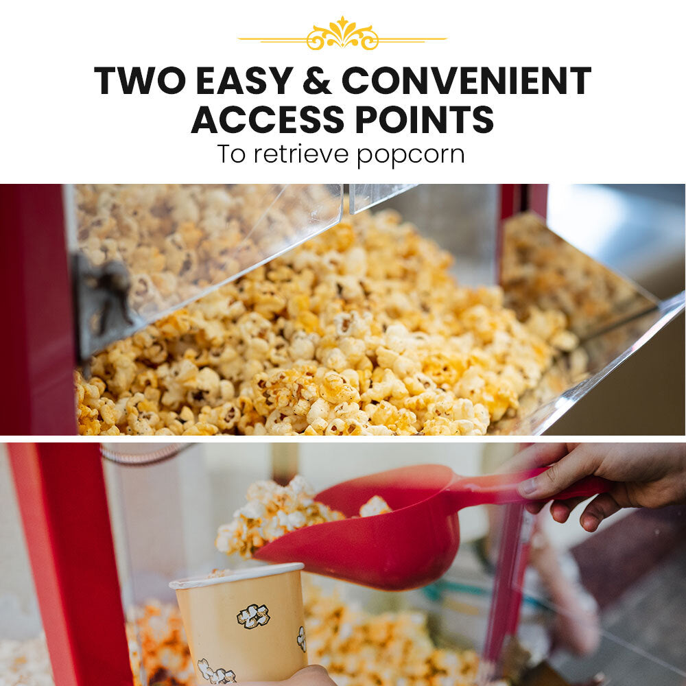 EUROCHEF Commercial Electric Popcorn Maker Machine