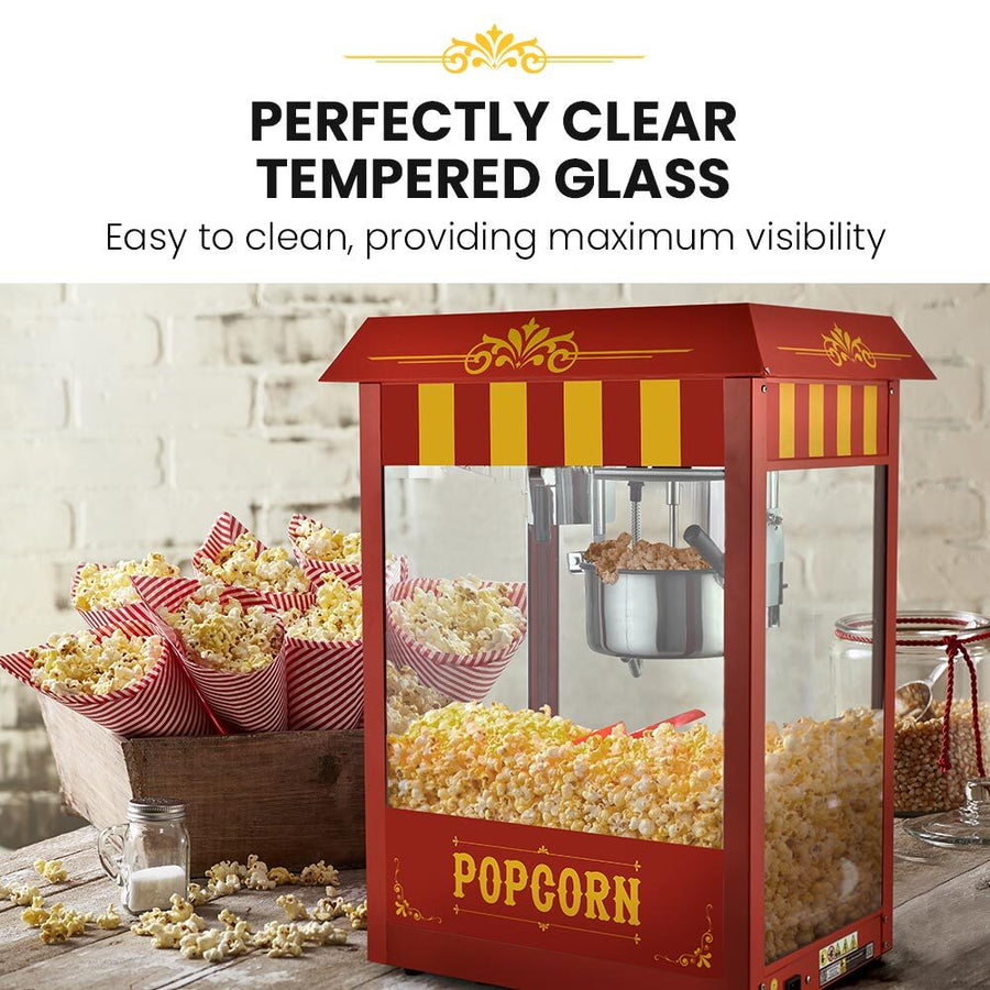 EUROCHEF Commercial Electric Popcorn Maker Machine