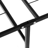 Artiss Folding Bed Frame Metal Base - Double - Top-Down View