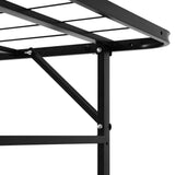 Artiss Folding Bed Frame Metal Base - Queen - Rear View