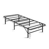 Artiss Folding Bed Frame Metal Base - Single - Front View