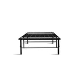 Artiss Folding Bed Frame Metal Base - Single - Side View