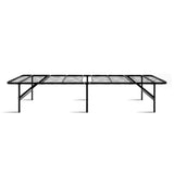 Artiss Folding Bed Frame Metal Base - Single - Top-Down View