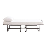 ARTISS Folding Bed with Mattress, Portable Rollaway 150kg Capacity 190CM - Top-Down View