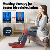 Livemor Foot Massager Leg Knee Massager with Air Compression 3 Massage Modes Heating - 45-Degree Angle