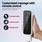 Livemor Foot Massager Leg Knee Massager with Air Compression 3 Massage Modes Heating - Rear View