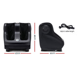 Livemor Foot Massager Shiatsu Massagers Electric Roller Calf Leg Kneading Black - Front View