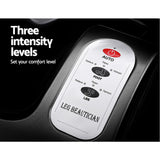 Livemor Foot Massager Shiatsu Massagers Electric Roller Calf Leg Kneading Black - Top-Down View