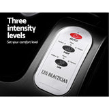 Livemor Foot Massager Shiatsu Massagers Electric Roller Calf Leg Kneading Black - Top-Down View