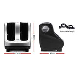 Livemor Foot Massager Shiatsu Massagers Electric Roller Calf Leg Kneading Silver - Front View