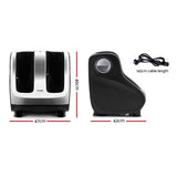 Livemor Foot Massager Shiatsu Massagers Electric Roller Calf Leg Kneading Silver - Front View