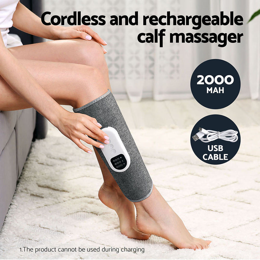 Livemor Leg Massager Heated Air Compression Calf Relaxation